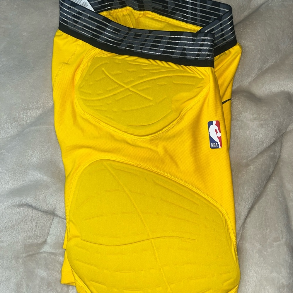 Nike Kids Yellow Basketball Shorts